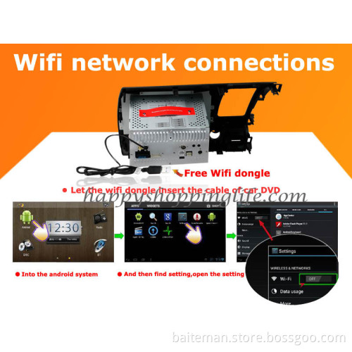Android Car DVD Player GPS Navigation Wifi 3G for Honda Civic 2006-2011 Bluetooth Touch Screen